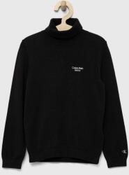 Calvin Klein pulover de bumbac pentru copii culoarea negru, light 9BYX-SWB00F_99X