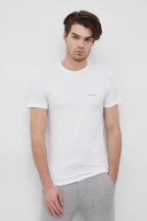 Versace tricou (2-pack) bărbați, culoarea alb, material uni 9BY8-TSM1A4_00X