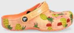 Crocs slapi copii culoarea portocaliu PPYY-KLG05I_24X