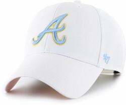 47 brand 47brand șapcă din amestec de lana MLB Atlanta Braves culoarea alb, cu imprimeu 99KK-CAU0HW_00X