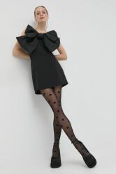 PINKO rochie culoarea negru, mini, drept PPYX-SUD1ET_99A