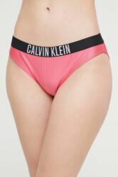 Calvin Klein chiloti de baie culoarea violet PPYX-BID083_40X Costum de baie dama