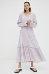Bruuns Bazaar rochie culoarea violet, maxi, drept PPYX-SUD1JI_04X