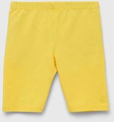 United Colors of Benetton leggins copii culoarea galben, neted PPYX-LGG03E_11X