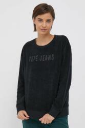 Pepe Jeans bluza femei, culoarea negru, cu imprimeu 9BYX-BLD0LT_99X
