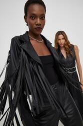 Answear Lab geaca X limited collection NO SHAME femei, culoarea negru, de tranzitie BMYX-KUD045_99X