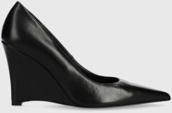 Pinko pantofi de piele Abaco culoarea negru, toc pana, 102218 A0N9 Z99 9BYX-OBD1YD_99X