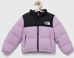 The North Face geaca de puf pentru copii culoarea violet PPYX-KUK048_45X