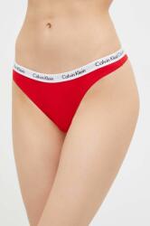 Calvin Klein Underwear tanga culoarea rosu PP8W-BID03U_33A