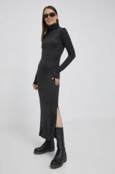 Ralph Lauren rochie din lana culoarea gri, maxi, drept 9BYX-SUD0BR_90X