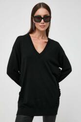 PINKO pulover de lana femei, culoarea negru, light 9BYX-SWD100_99X