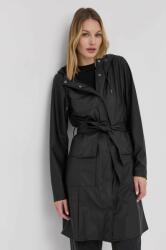 RAINS geacă 18130 Curve Jacket femei, culoarea negru, de tranziție 18130.01-Black PPYY-KUD0EA_99X