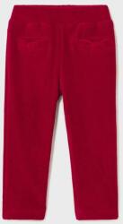 MAYORAL pantaloni din catifea pentru copii culoarea rosu, neted 9BYX-SPG01J_33X
