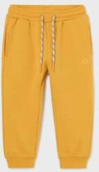Mayoral pantaloni de trening pentru bebeluși culoarea galben, neted 9BYX-SPB01G_18X