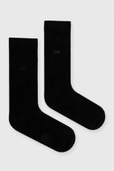 Calvin Klein sosete 2-pack barbati, culoarea negru 9BYX-LGM006_99X