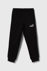 PUMA pantaloni de trening pentru copii ESS+ Sweatpants FL cl G culoarea negru, neted 9BYX-SPK06T_99X