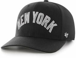 47 brand 47brand șapcă din amestec de lână MLB New York Yankees culoarea negru, cu imprimeu 99KK-CAU0GN_99X