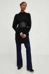 ANSWEAR pulover de lana culoarea negru, cu turtleneck BMYX-SWD04F_99X