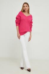 ANSWEAR pulover femei, culoarea roz BMYX-SWD07M_43X
