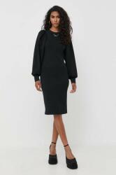 KARL LAGERFELD rochie culoarea negru, mini, mulata 9BYX-SUD1HF_99X