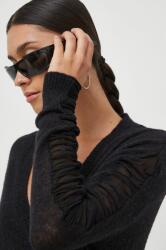 PINKO pulover de lana femei, culoarea negru 9BYX-SWD10B_99X