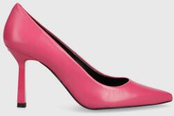 Hugo stilettos de piele Katniss Pump 90 culoarea roz, 50504354 9BYX-OBD3IY_42X