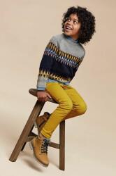 MAYORAL pantaloni copii slim fit culoarea galben, neted 9BYX-SPB01A_11X