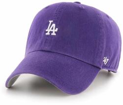 47 brand 47brand șapcă de baseball din bumbac MLB Los Angeles Dodgers culoarea violet, cu imprimeu 99KK-CAU1WL_45X