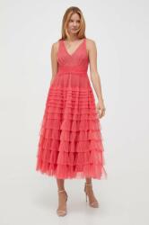 TWINSET rochie culoarea roz, maxi, evazati 9BYX-SUD0TT_30X