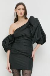 PINKO rochie culoarea negru, mini, mulata PPYX-SUD1EZ_99X