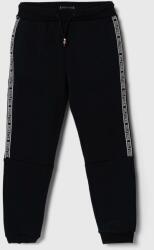 Tommy Hilfiger pantaloni de trening pentru copii culoarea albastru marin, cu imprimeu 9BYX-SPB032_59X