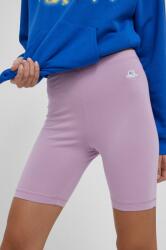 Champion pantaloni scurți 114940 femei, culoarea violet, neted, medium waist 114940-BS148 PPYY-SZD0YJ_45X