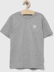 Adidas tricou de bumbac pentru copii culoarea gri, neted 9BYX-TSK057_90X