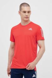 adidas Performance tricou de alergare Own the Run culoarea portocaliu, cu imprimeu 9BYX-TSM0GA_22X