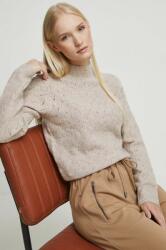 MEDICINE pulover femei, culoarea bej, călduros, cu turtleneck ZBYX-SWD508_08M