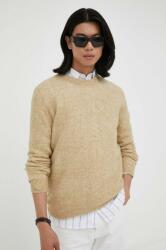 American Vintage pulover de lana barbati, culoarea bej, light 99KK-SWM07M_80X