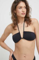 Benetton sutien de baie culoarea negru, cupa usor rigidizata PPYX-BID17F_99X Costum de baie dama