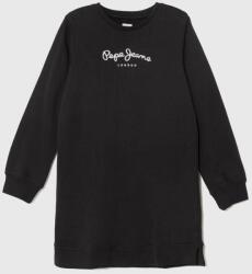 Pepe Jeans rochie din bumbac pentru copii culoarea negru, mini, drept 9BYX-SUG0DD_99X