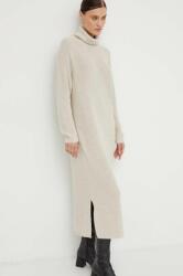 Marc O'Polo rochie din bumbac culoarea bej, midi, oversize 9BYX-SUD0YU_08X
