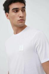 Giorgio Armani tricou din bumbac culoarea alb, cu imprimeu 99KK-TSM0HN_00X