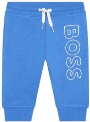 Boss pantaloni de trening pentru copii culoarea albastru marin, cu imprimeu 9BYX-SPK011_59X