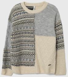 Pepe Jeans pulover pentru copii din amestec de lana culoarea bej, light 9BYX-CAG04N_01X