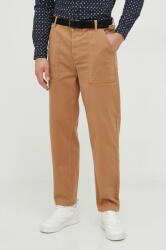 Benetton pantaloni barbati, culoarea bej, drept 9BYX-SJM07M_80X