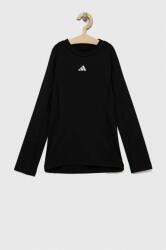 Adidas longsleeve copii culoarea negru, neted 9BYX-BUK02F_99X