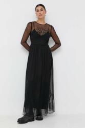 TWINSET rochie culoarea negru, maxi, evazati 9BYX-SUD0TL_99X