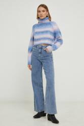 ANSWEAR pulover de lana culoarea violet, light, cu guler BMYX-SWD09N_04X