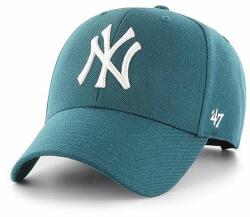 47 brand 47brand șapcă MLB New York Yankees culoarea verde, cu imprimeu 99KK-CAU009_67X