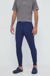 Calvin Klein Underwear pantaloni de lounge culoarea albastru marin, neted 9BYX-SPM0NA_59X