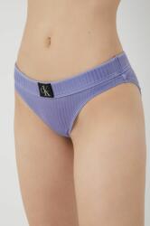 Calvin Klein chiloti de baie culoarea violet PPYY-BID2C9_45X Costum de baie dama