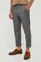 Sisley pantaloni barbati, culoarea gri, mulata 9BYX-SPM0FR_90X